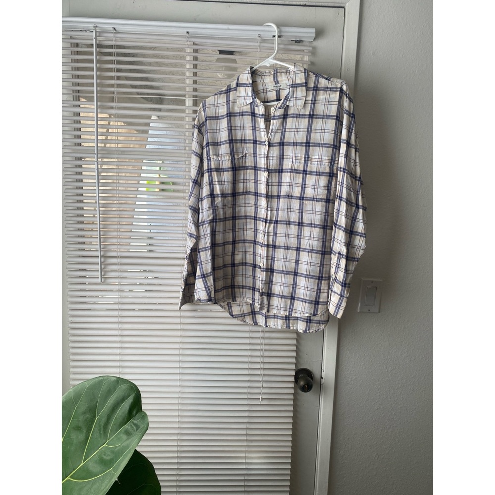 Madewell Lightweight Plaid Buttondown